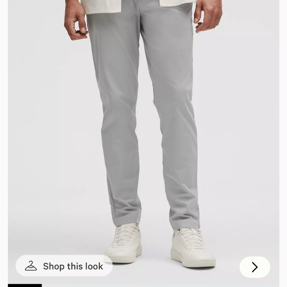 lululemon athletica Light Gray Pant